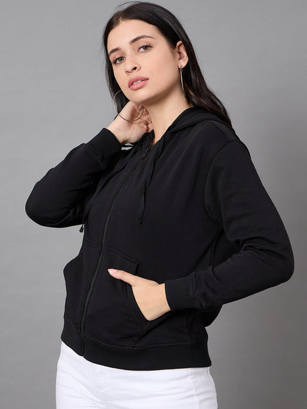 Black Hooded Sweatshirt