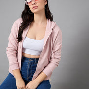 Pink Hooded Sweatshirt