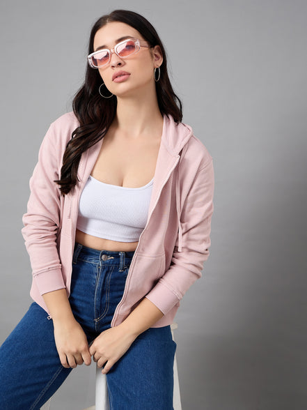 Pink Hooded Sweatshirt