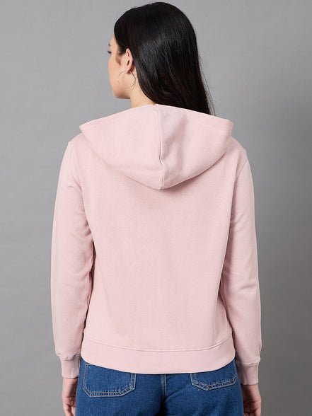 Pink Hooded Sweatshirt