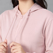 Pink Hooded Sweatshirt