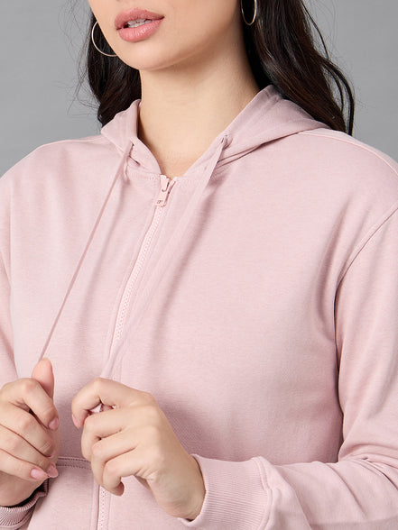 Pink Hooded Sweatshirt