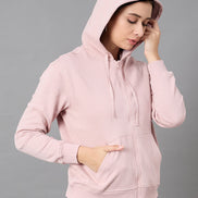 Pink Hooded Sweatshirt