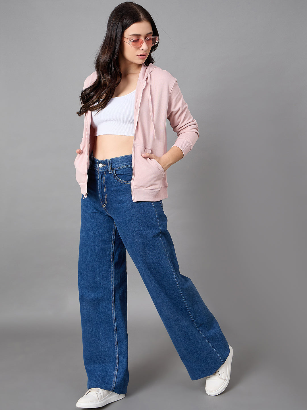 Pink Hooded Sweatshirt