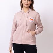 Pink Printed Sweatshirt