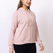 Pink Printed Sweatshirt