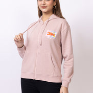 Pink Printed Sweatshirt