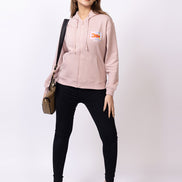 Pink Printed Sweatshirt