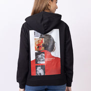 Black Printed Sweatshirt