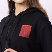 Black Printed Sweatshirt