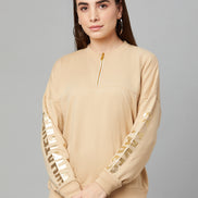 Beige Sweatshirt