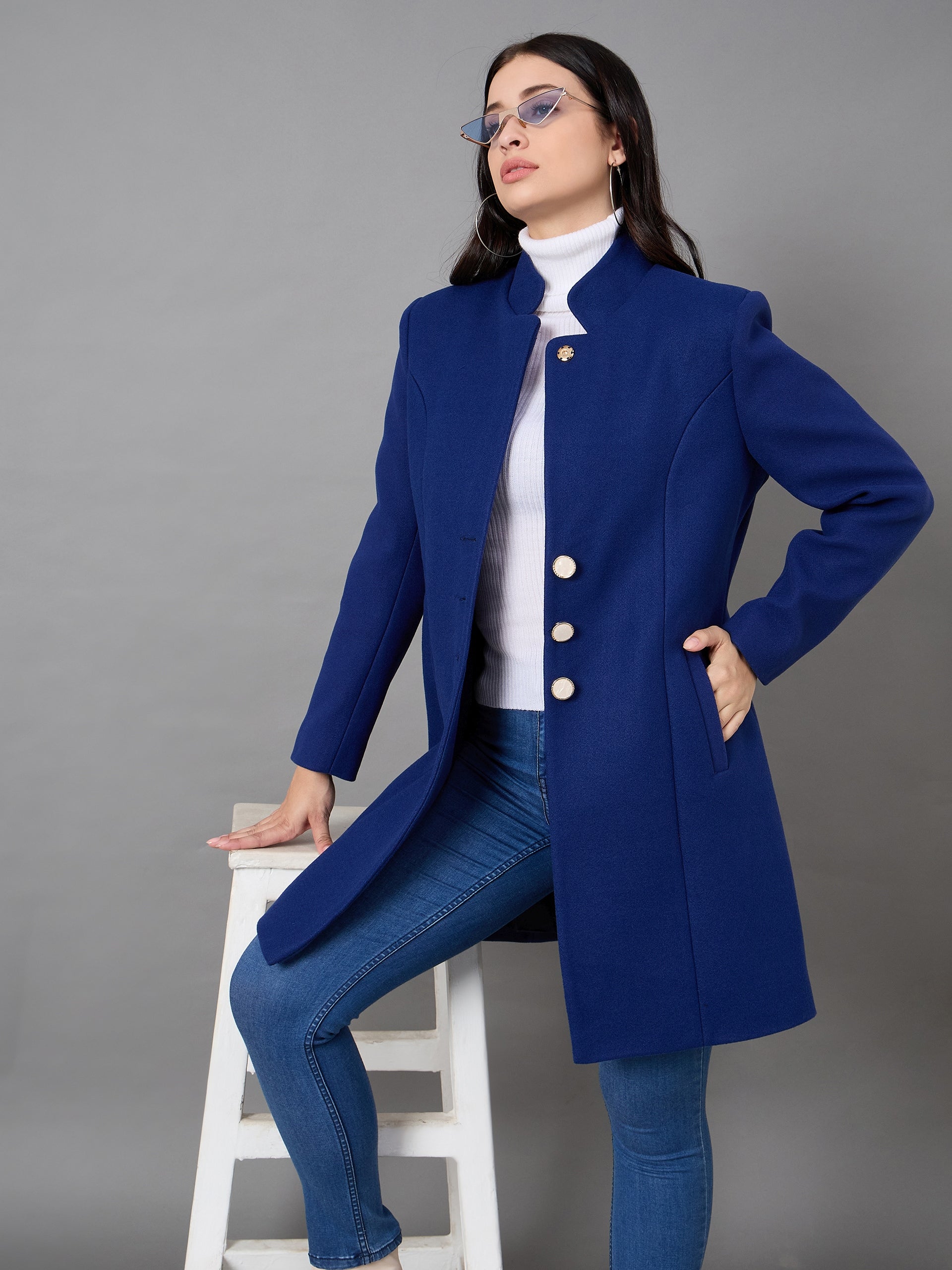 Navy Long Coat