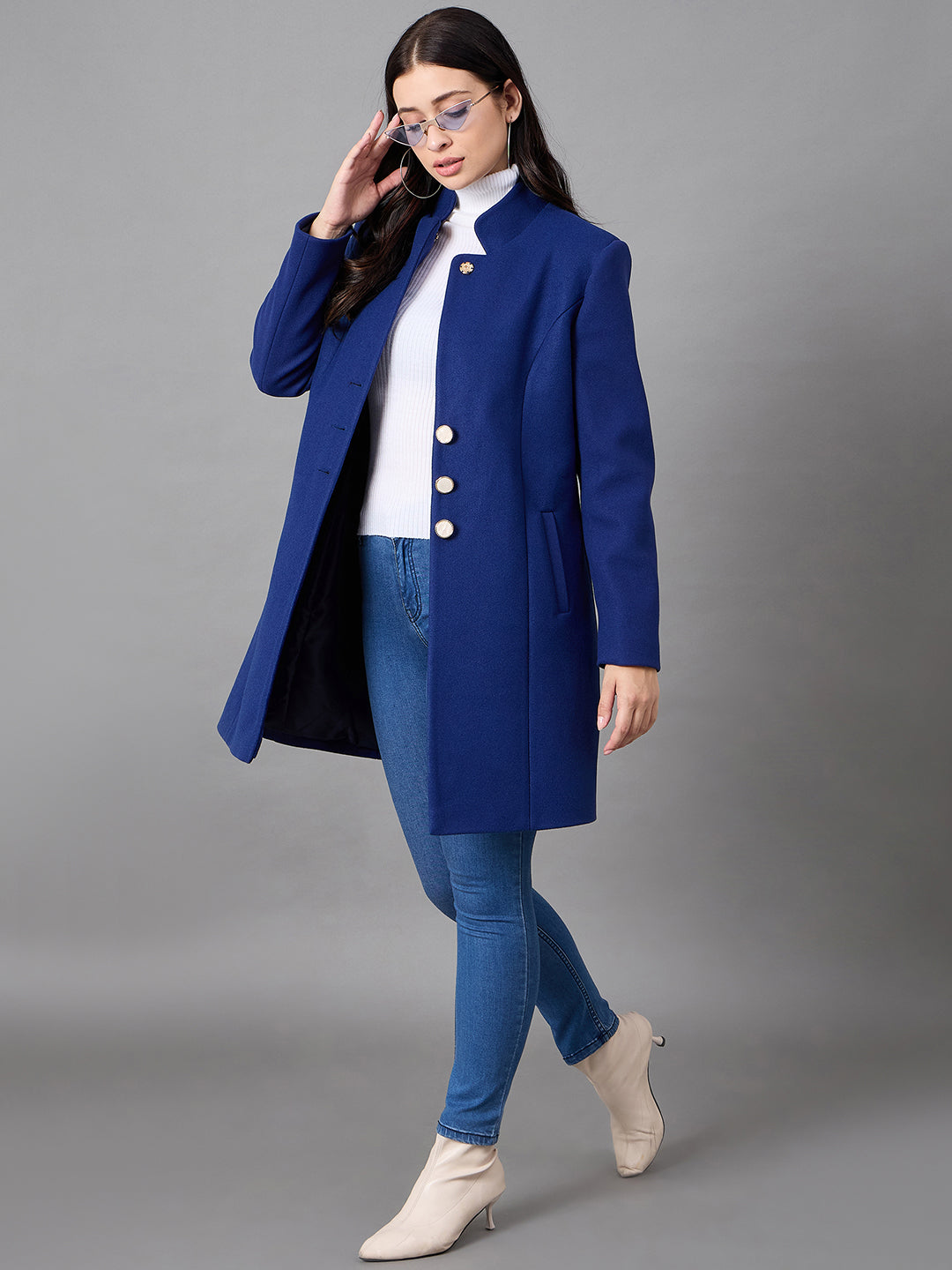 Navy Long Coat