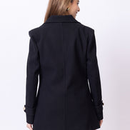Black Solid Coat