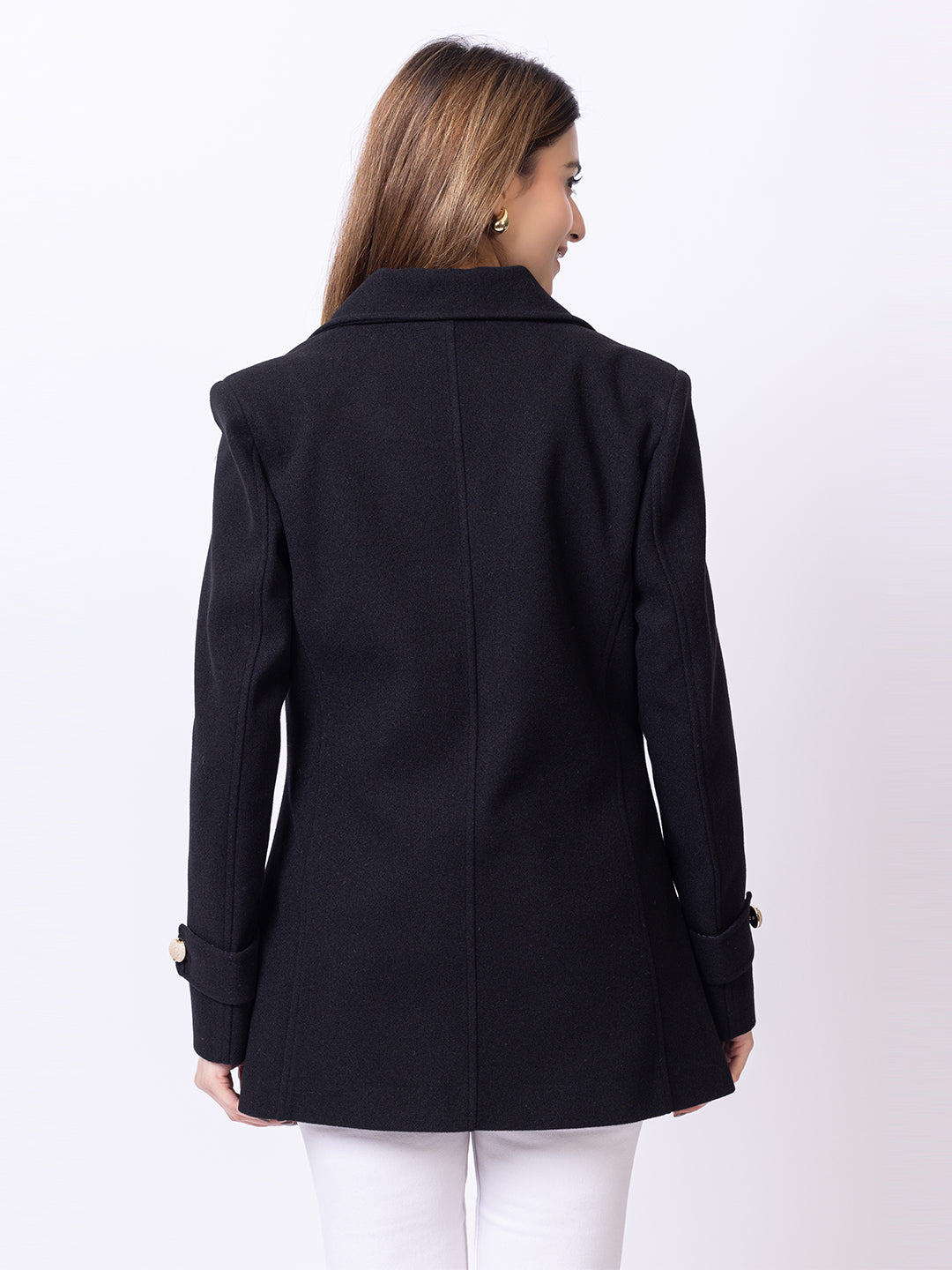 Black Solid Coat