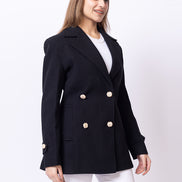 Black Solid Coat