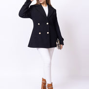 Black Solid Coat