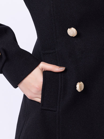 Black Solid Coat