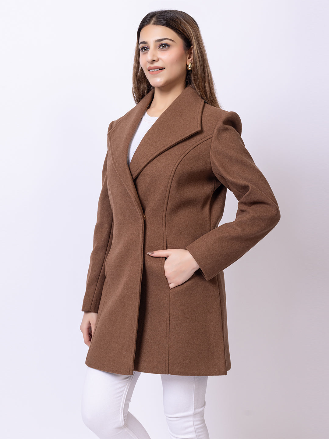 Light Brown Solid Coat