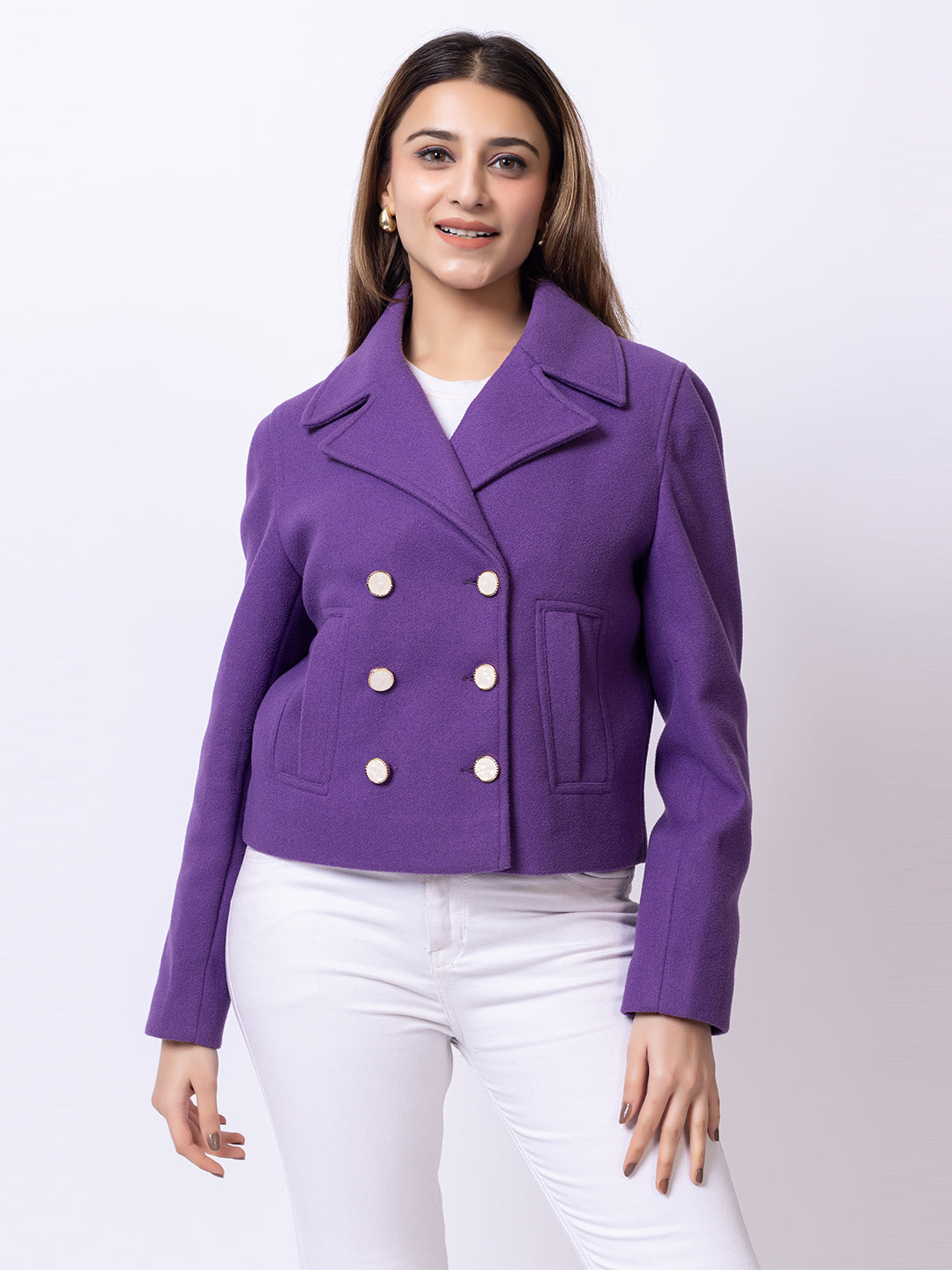Purple Solid Coat