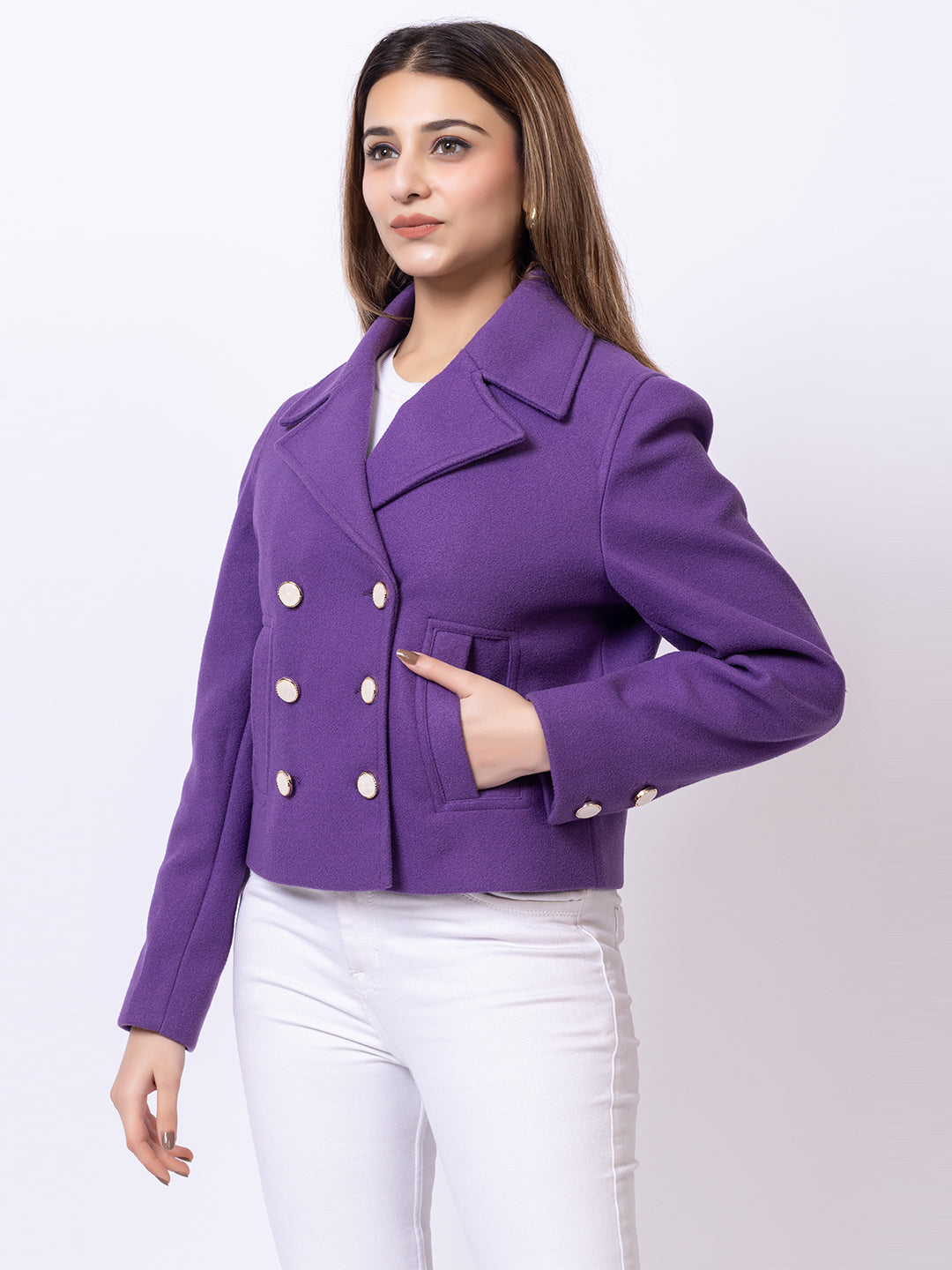 Purple Solid Coat
