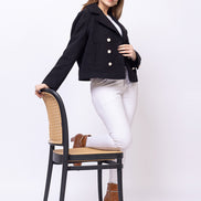 Black Solid Coat