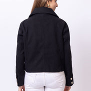 Black Solid Coat