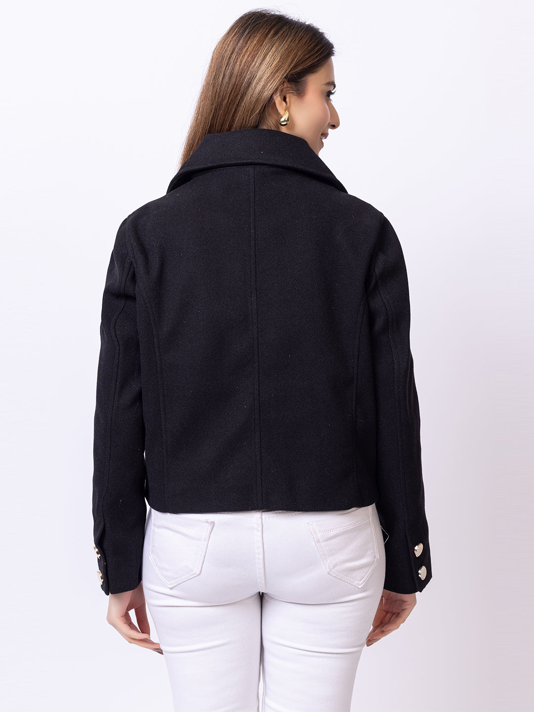 Black Solid Coat