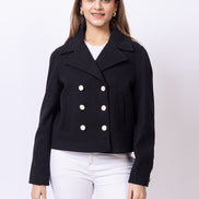Black Solid Coat