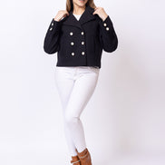 Black Solid Coat