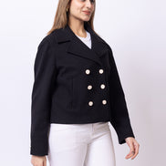Black Solid Coat