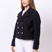 Black Solid Coat