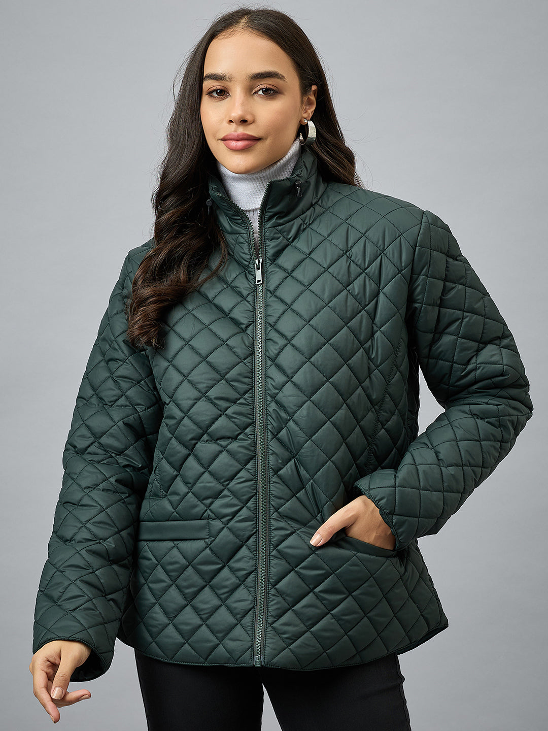 Green Checked Jacket