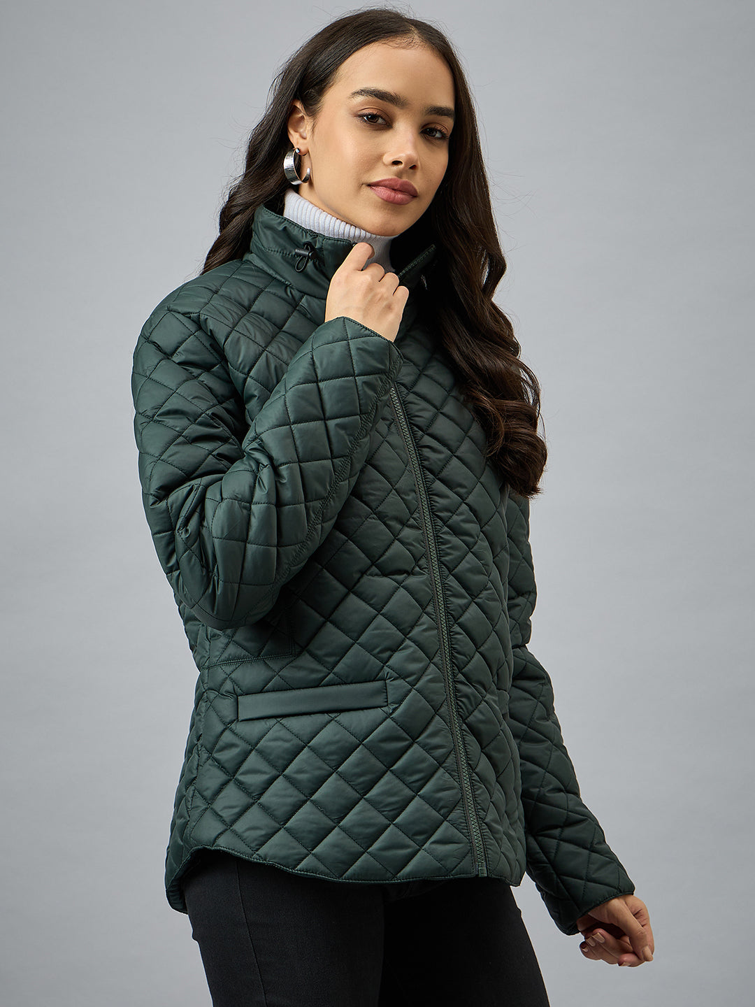 Green Checked Jacket