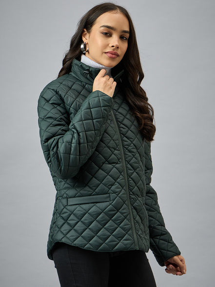 Green Checked Jacket