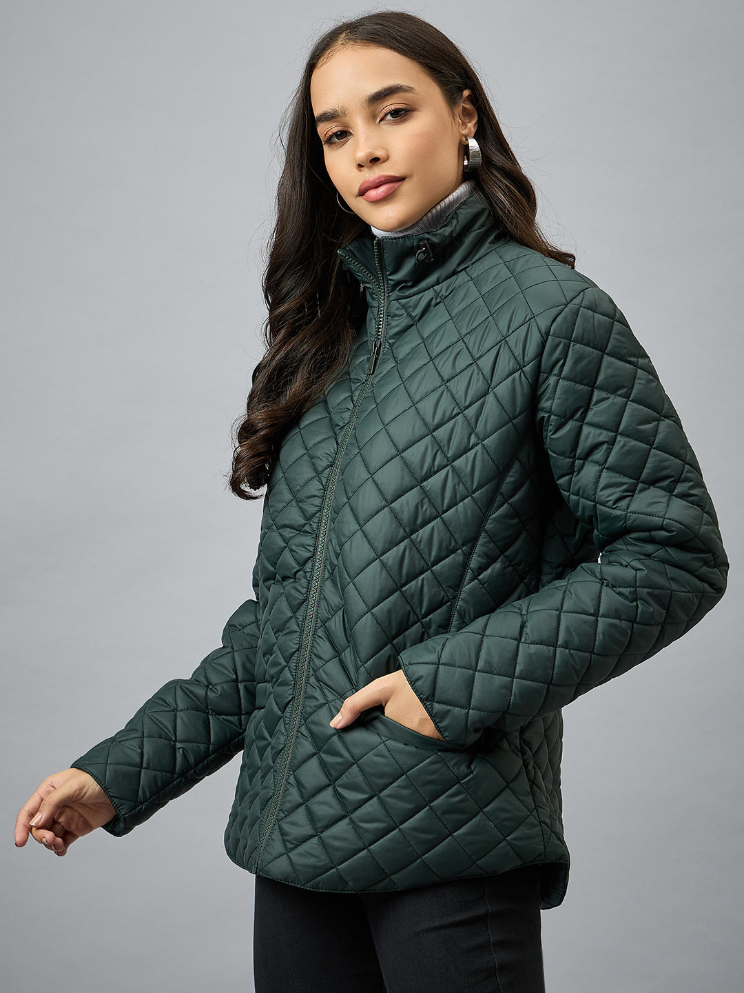 Green Checked Jacket