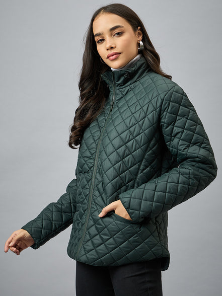 Green Checked Jacket
