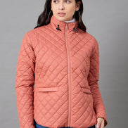 Rust High Neck Jacket