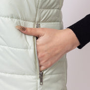 Sea Green Solid Jacket