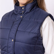 Navy Blue Solid Jacket