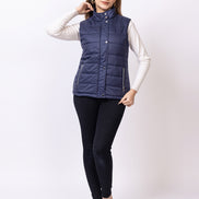 Navy Blue Solid Jacket