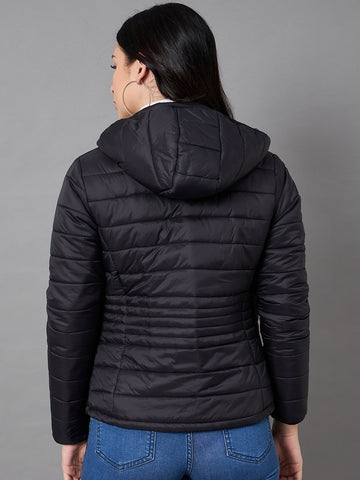 Black Hooded Jacket