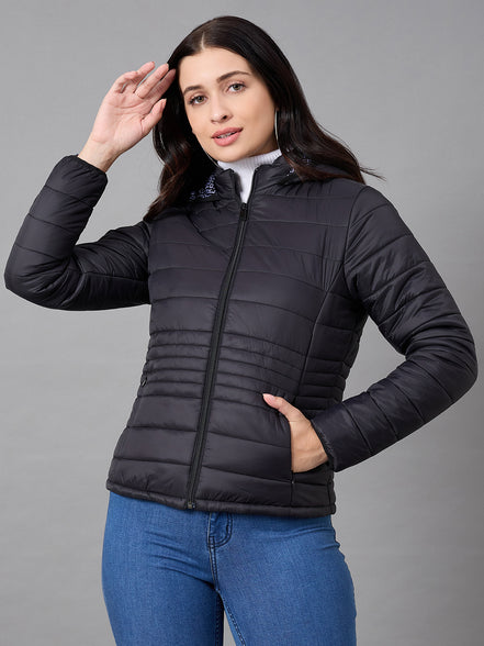Black Hooded Jacket