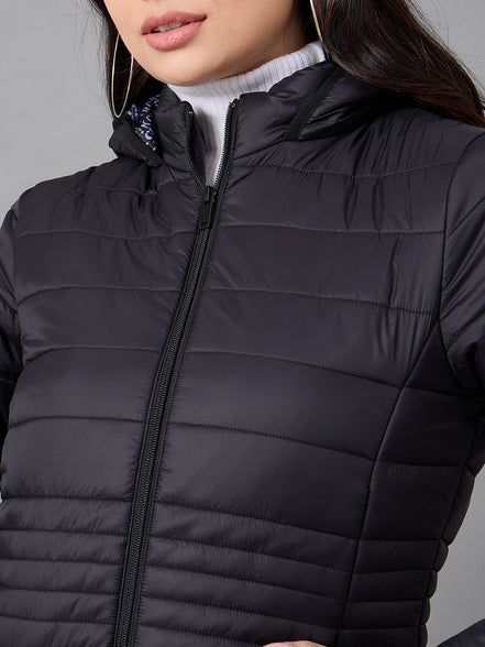 Black Hooded Jacket