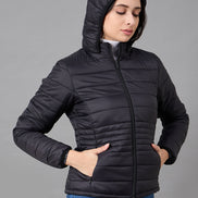 Black Hooded Jacket