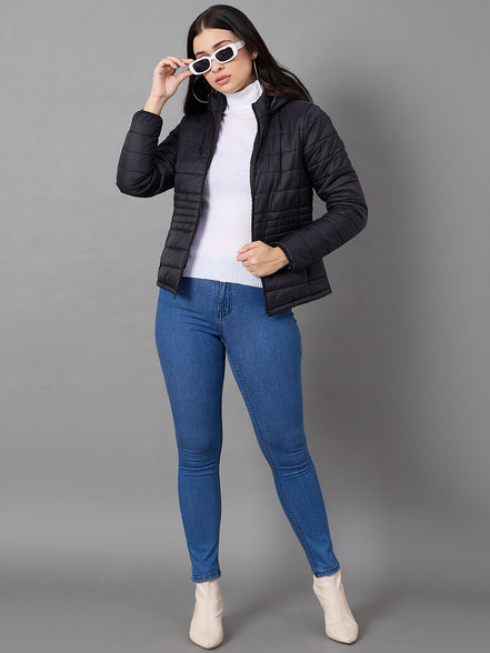 Black Hooded Jacket