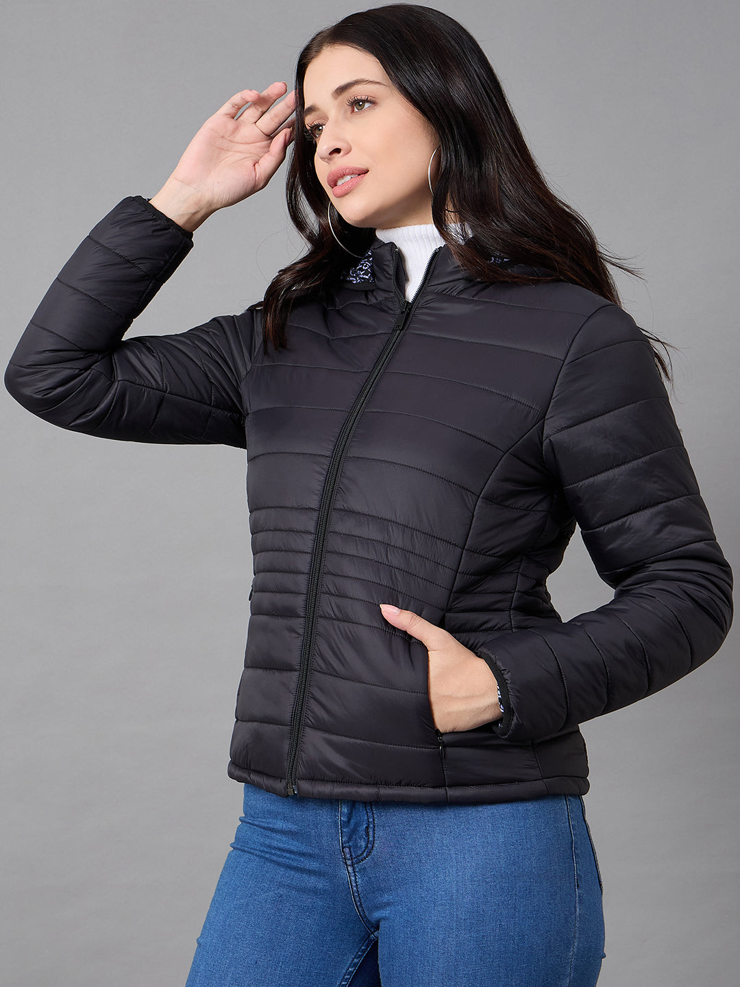 Black Hooded Jacket