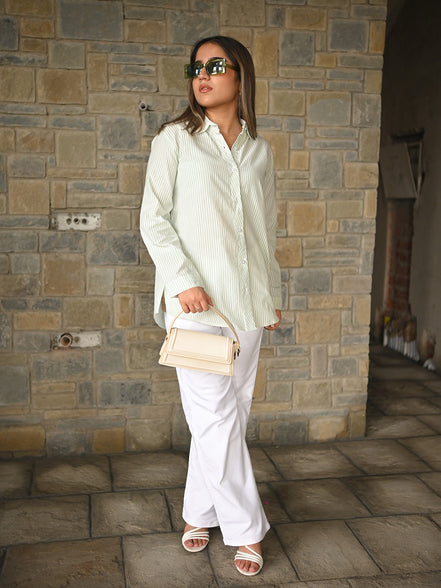Mint Striper Shirt