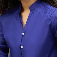 Women Purple Regular Fit Shirt
