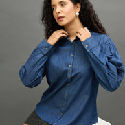 Women Yellow Regular Fit Shirt